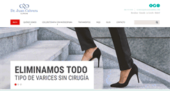 Desktop Screenshot of clinicasdoctorjuancabrera.com