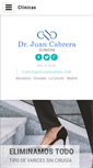 Mobile Screenshot of clinicasdoctorjuancabrera.com